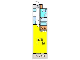 ヴィラフェザントⅡの物件間取画像